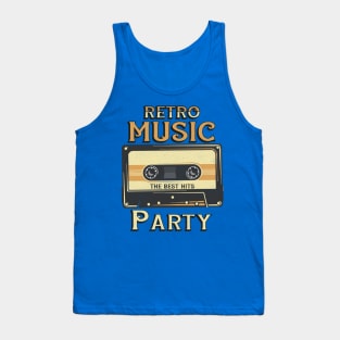 retro music party, the best hits Tank Top